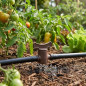Válvula de corte para irrigação por gotejamento marrom de 10 mm | Pacote com 6 válvulas de fechamento de 10 mm | Conexão para tu Válvula de corte para irrigação por gotejamento marrom de 10 mm | Pacote com 6 válvulas de fechamento de 10 mm | Conexão para tu