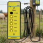 Comprobador de voltaje hasta 10.000 voltios, medición precisa para cercados eléctricos