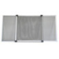 Mosquiteiro extensível de alumínio 70/130 x 50 cm | Mosquiteiro para janela | Mosquiteiro | Proteção contra insetos