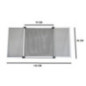 Mosquiteiro extensível de alumínio 70/130 x 50 cm | Mosquiteiro para janela | Mosquiteiro | Proteção contra insetos