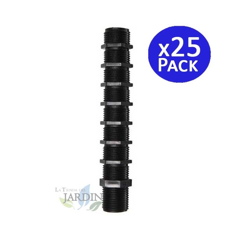 Pack 25 Bobina de riego recortable 1/2''x1/2'' 15 cm para colocación de aspersores y difusores Pack 25 Bobina de riego recortable 1/2''x1/2'' 15 cm para colocación de aspersores y difusores