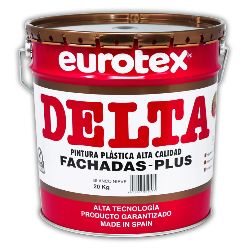 Peinture extérieure blanche 20 kg | Revêtement extérieur haute qualité | Peinture de façade | Peinture murale