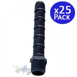Bobina de riego recortable 1/2"x3/4" 15 cm. 25 unidades