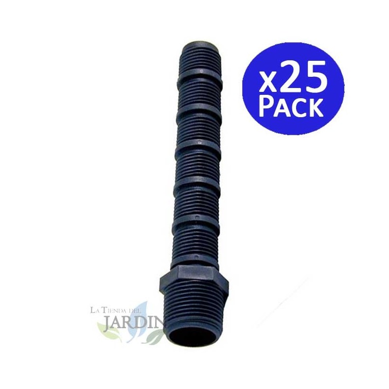 Pack 25 Bobina de riego recortable 1/2''x3/4'' 15 cm para colocación de aspersores y difusores Pack 25 Bobina de riego recortable 1/2''x3/4'' 15 cm para colocación de aspersores y difusores