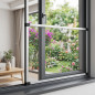 Zanzariera estensibile in alluminio 100/180 x 70 cm | Zanzariera per finestre | Zanzariera | Protezione dagli insetti