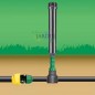 Cut-out irrigation coil 3/4" x3 / 4" 15 cm. Cut-out irrigation coil 3/4" x3 / 4" 15 cm.