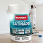 Weißer seidenmatter Kunststofflack 15 l oder 17,5 kg | Extra Innenfarbe
