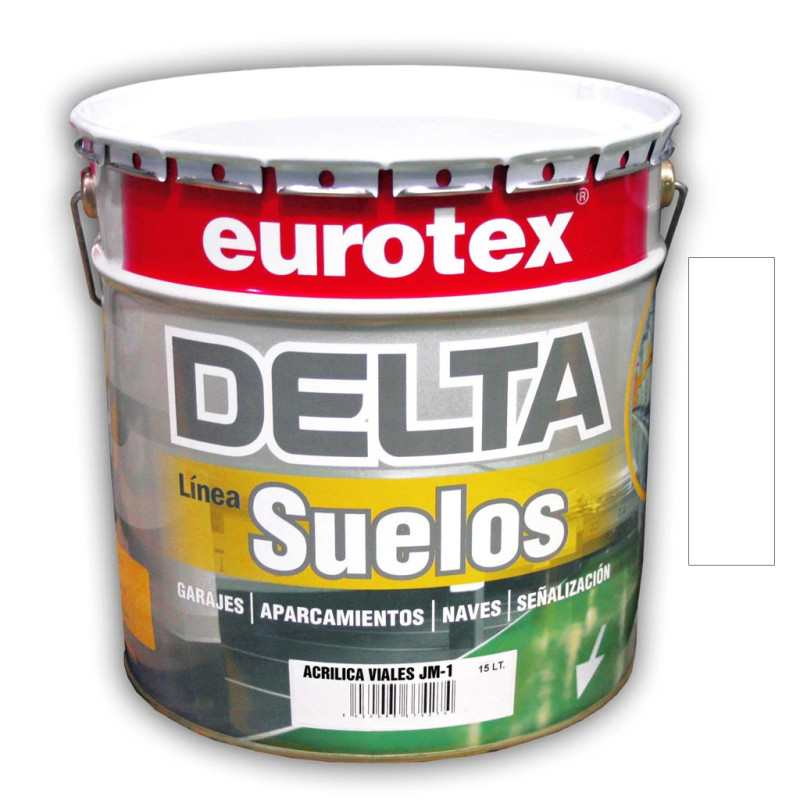 Pintura para Suelos 4L Blanco Clorocaucho | Pintura Garage, Aparcamientos, Naves, Señalización