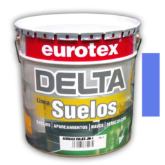 Peinture pour sols 750 ml, bleu caoutchouc chloré | Peinture pour garages, parkings, entrepôts, signalétique