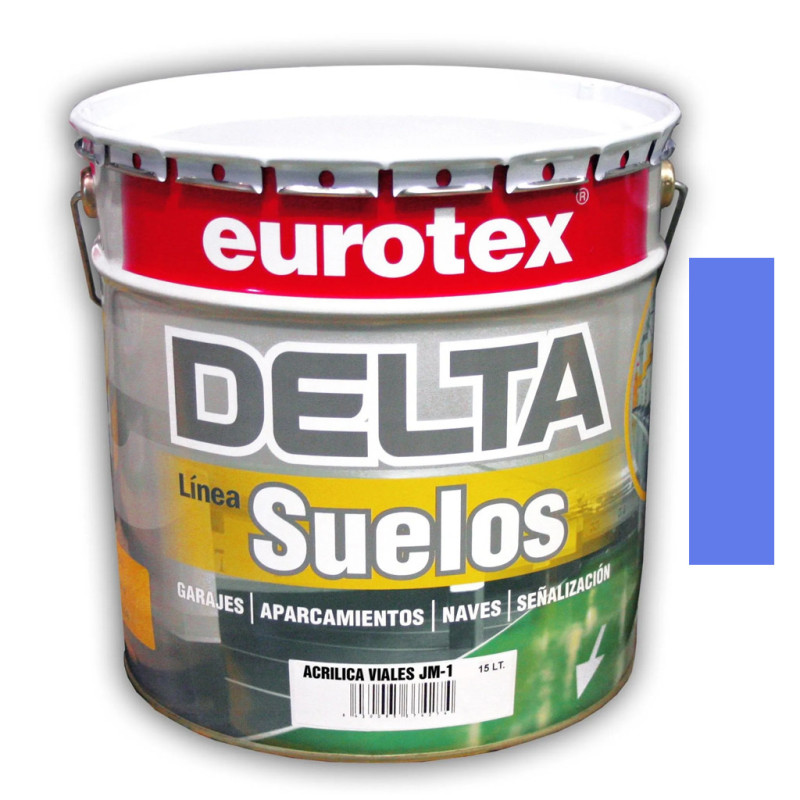 Pintura para Suelos 4L Azul Clorocaucho | Pintura Garage, Aparcamientos, Naves, Señalización