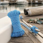 Corda in polipropilene 4 mm 25 metri Bianco/Blu | Corda ad alta tenacità | Corda intrecciata per uso interno/esterno, tenda da s Corda in polipropilene 4 mm 25 metri Bianco/Blu | Corda ad alta tenacità | Corda intrecciata per uso interno/esterno, tenda da s