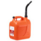 Bidon de 10 L pour diesel | Bidon en plastique avec bec verseur | Bidon homologué CE pour carburant, hydrocarbures et produits d