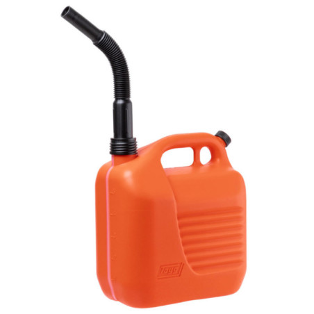 Bidon Gasoil 5 L | Bidón Plastico con Canula | Garrafa Homologada CE para combustible, hidrocarburos y mercancías peligrosas