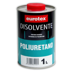 Diluente per poliuretano Eurotex 1 L | Diluente per vernici e rivestimenti poliuretanici | Pulizia degli utensili