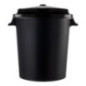 Cubo de Basura 50 L con Tapa | Polietileno | Cubo para Residuos y Reciclaje | Uso Doméstico, Oficina y Exterior