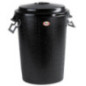 Cubo de Basura 100 L con Tapa | Polietileno | Cubo para Residuos y Reciclaje | Uso Doméstico, Oficina y Exterior