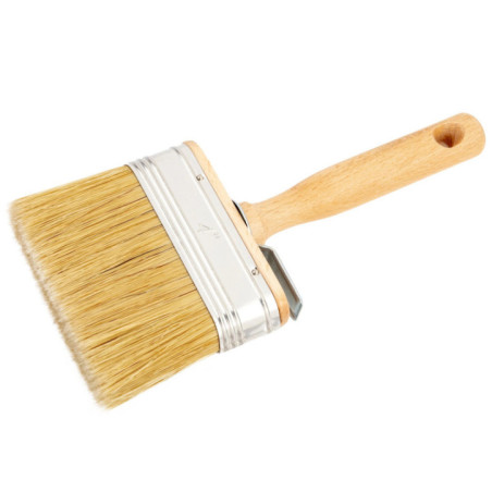 Paletina para Pared de Pelo Natural 100 mm | Brocha para Pintar | Bricolaje, Esmaltado, Lacado e Imprimación