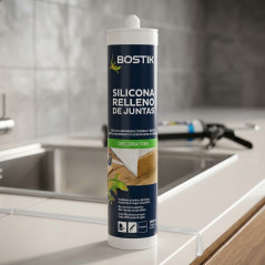 Silicona para Juntas 280 ml Translúcida | Sellador para Evitar Filtraciones de Agua | Impermeabilizante Suelos y Juntas