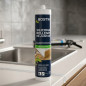 Translucent Silicone for Joints 280 ml | Sealant to Prevent Water Leaks | Waterproofing for Floors and Joints Translucent Silicone for Joints 280 ml | Sealant to Prevent Water Leaks | Waterproofing for Floors and Joints