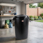 100L Trash Can with Lid | Polyethylene | Waste and Recycling Bin | For Home, Office and Outdoor Use