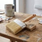 Pincel de parede com cerdas naturais, 100 mm | Pincel para pintura | Ideal para bricolagem, esmaltação, laqueamento e aplicação 