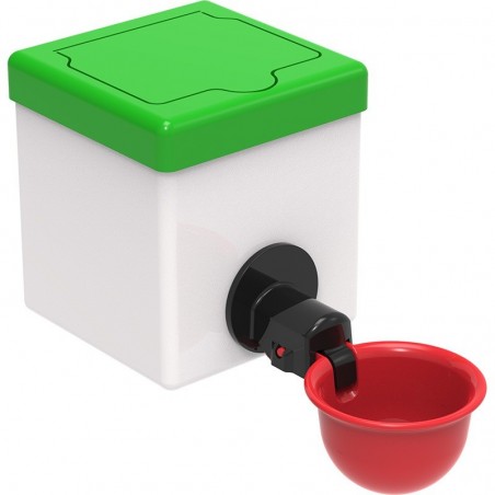 1 Liter Waterer | Chickens | Poultry | Farm | Animals | Measures 18x9x19 cm, sturdy and practical