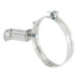 Collier de serrage en acier inoxydable émaillé vitrifié 120 mm | Collier de serrage pour conduit de cheminée | Fixation pour con