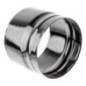 Raccord vitrifié 122-120 mm | Réducteur de conduit de cheminée | Connecteur de conduit de fumée