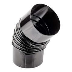 Codo 45º Vitrificado 150 mm | Codo para Tubo de Chimenea | Conducto para Evacuación de Humos