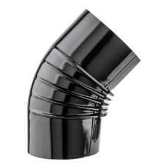 Codo 45º Vitrificado 150 mm | Codo para Tubo de Chimenea | Conducto para Evacuación de Humos