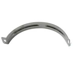 Collier de serrage en acier inoxydable vitrifié 150 mm | Collier de serrage pour conduit de cheminée | Fixation pour conduit de 