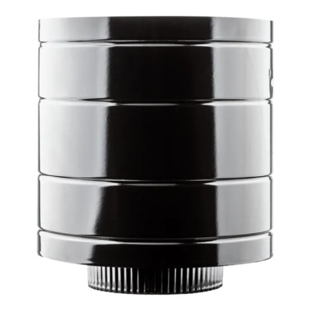 Cappello per camino vetrificato anti-riflusso 150 mm | Cappello per camino | Protezione contro il riflusso di fumo