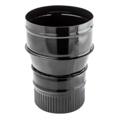 Manguito Vitrificado 180-150 mm | Reducción para Tubo de Chimenea | Unión para Conductos de Evacuación de Humos