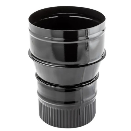 Conexão vitrificada 180-150 mm | Redutor de tubo de chaminé | Conector de tubo de chaminé