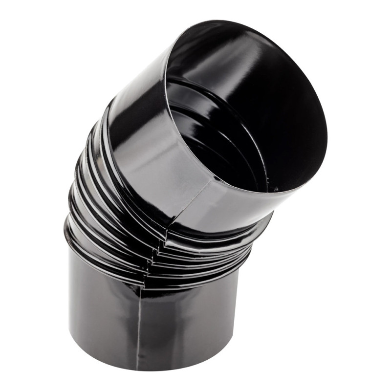 Coude vitrifié à 45° 200 mm | Coude pour conduit de cheminée | Conduit de fumée