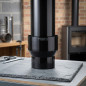 Manguito Vitrificado 150-120 mm | Reducción para Tubo de Chimenea | Unión para Conductos de Evacuación de Humos Manguito Vitrificado 150-120 mm | Reducción para Tubo de Chimenea | Unión para Conductos de Evacuación de Humos