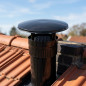 Chapeau de cheminée vitrifié 150 mm | Chapeau de conduit de cheminée | Protection pour conduits d'évacuation des fumées