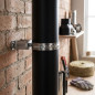 Abrazadera Vitrificada Inoxidable 120 mm | Abrazadera para Tubo de Chimenea | Fijación de Conductos de Humos Abrazadera Vitrificada Inoxidable 120 mm | Abrazadera para Tubo de Chimenea | Fijación de Conductos de Humos
