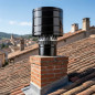 Chapeau de cheminée vitrifié anti-refoulement 120 mm | Chapeau de cheminée | Protection contre les refoulements de fumée Chapeau de cheminée vitrifié anti-refoulement 120 mm | Chapeau de cheminée | Protection contre les refoulements de fumée