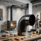 Coude vitrifié à 88° 200 mm | Coude pour conduit de cheminée | Conduit de fumée Coude vitrifié à 88° 200 mm | Coude pour conduit de cheminée | Conduit de fumée