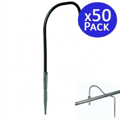 Tropfbewässerungsspitzen | 50er-Packung mit 1 Auslass | Tropfbewässerungsspitze inklusive 60 cm Mikroschlauch