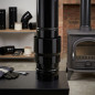 Conexão vitrificada 122-120 mm | Redutor de tubo de chaminé | Conector de tubo de chaminé Conexão vitrificada 122-120 mm | Redutor de tubo de chaminé | Conector de tubo de chaminé
