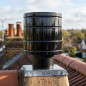 Vitrified Anti-Draft Chimney Cap 120 mm | Chimney Cap | Protection Against Smoke Backdraft