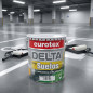 Peinture pour sols en caoutchouc chloré blanc 4L | Peinture pour garages, parkings, entrepôts et signalétique