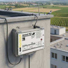 Recinzione elettrica 230V per allontanare i piccioni | Elettrificatore per il controllo degli uccelli | Sistema di dissuasione p