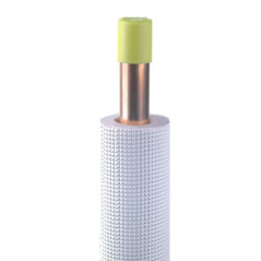 Tubo de cobre para refrigeração de 1/2", 25 metros | Tubo isolado para ar condicionado, refrigeração e climatização