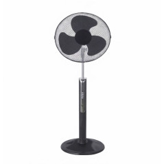 Ventilateur sur pied silencieux Orbegozo 40 cm, 3 vitesses, 45 W | Oscillateur et silencieux | Hauteur réglable jusqu'à 130 cm |