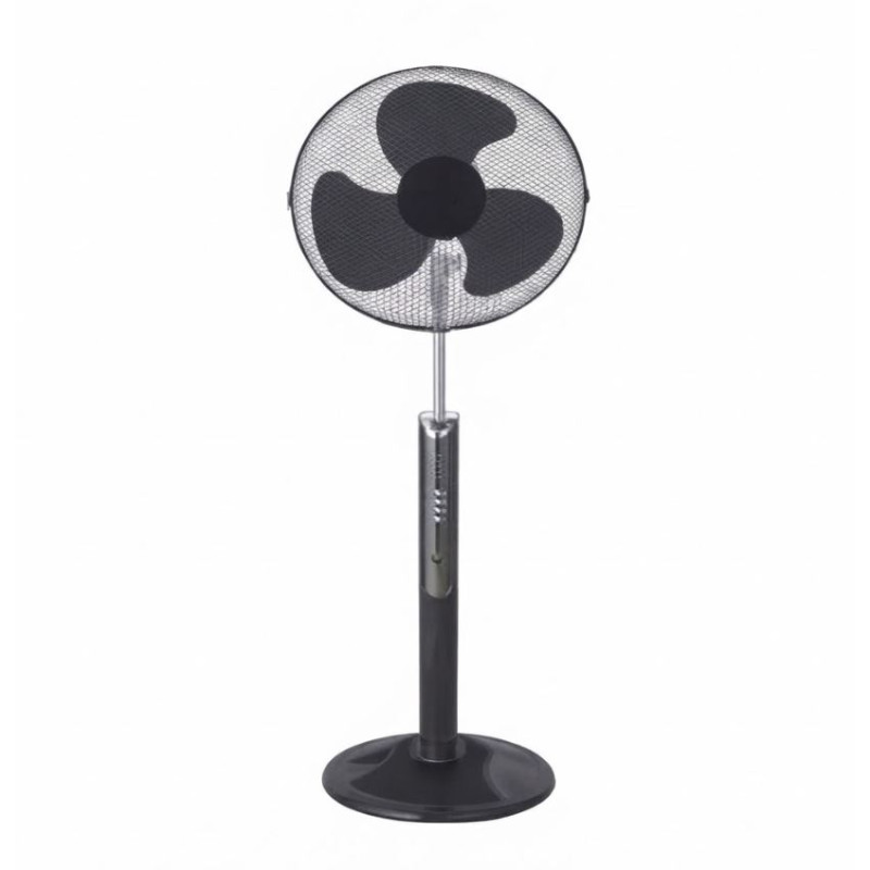 Ventilateur sur pied silencieux Orbegozo 40 cm, 3 vitesses, 45 W | Oscillateur et silencieux | Hauteur réglable jusqu'à 130 cm |