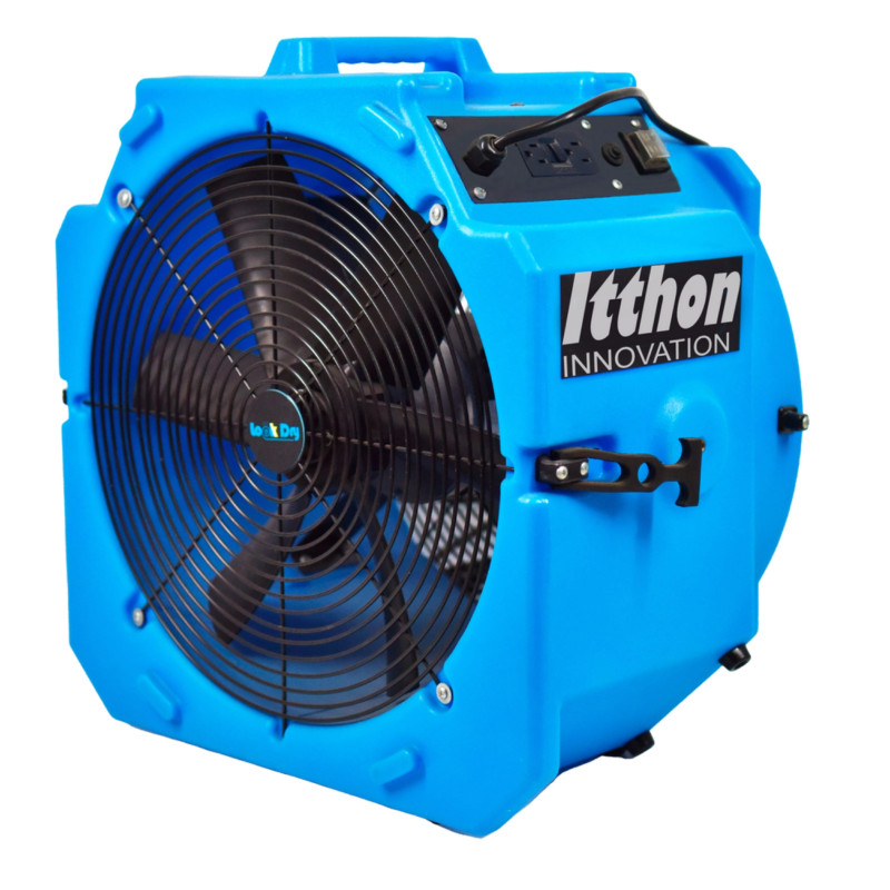Ventilateur sur pied industriel 36 cm 350 W | 2 vitesses | Ventilateur haute puissance pour ateliers, garages et locaux