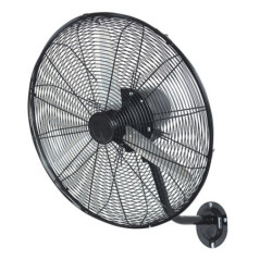 Ventilatore da parete nero da 35 cm e 40 W | 3 pale | 3 velocità | Ventilatore da parete per casa, ufficio e attività commercial